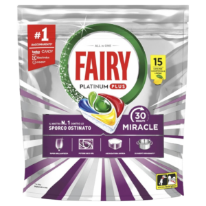 FAIRY LAVE-VAISSELLE PLATINUM+ CITRON 15CAPS