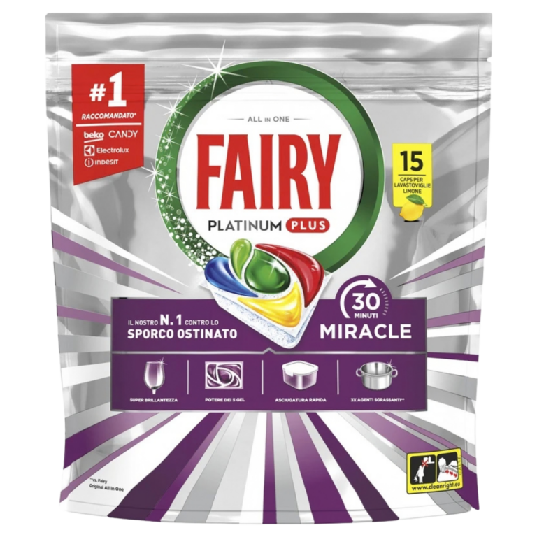 FAIRY LAVE-VAISSELLE PLATINUM+ CITRON 15CAPS