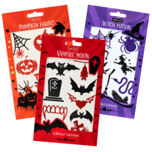 SENCE TATOUAGES A PAILLETTES HALLOWEEN