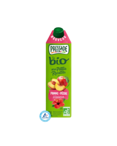 PRESSADE JUS POMME PECHE HIBISCUS BIO 1L