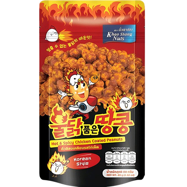 KHAO SHONG CACAHUETE KOREAN SPICY CHICKEN 80G