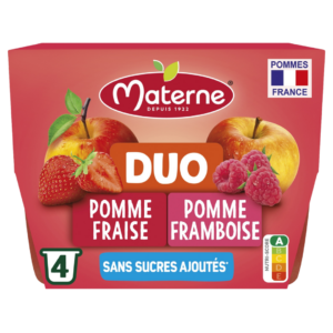 MATERNE COMPOTE FRUIT 4X100G