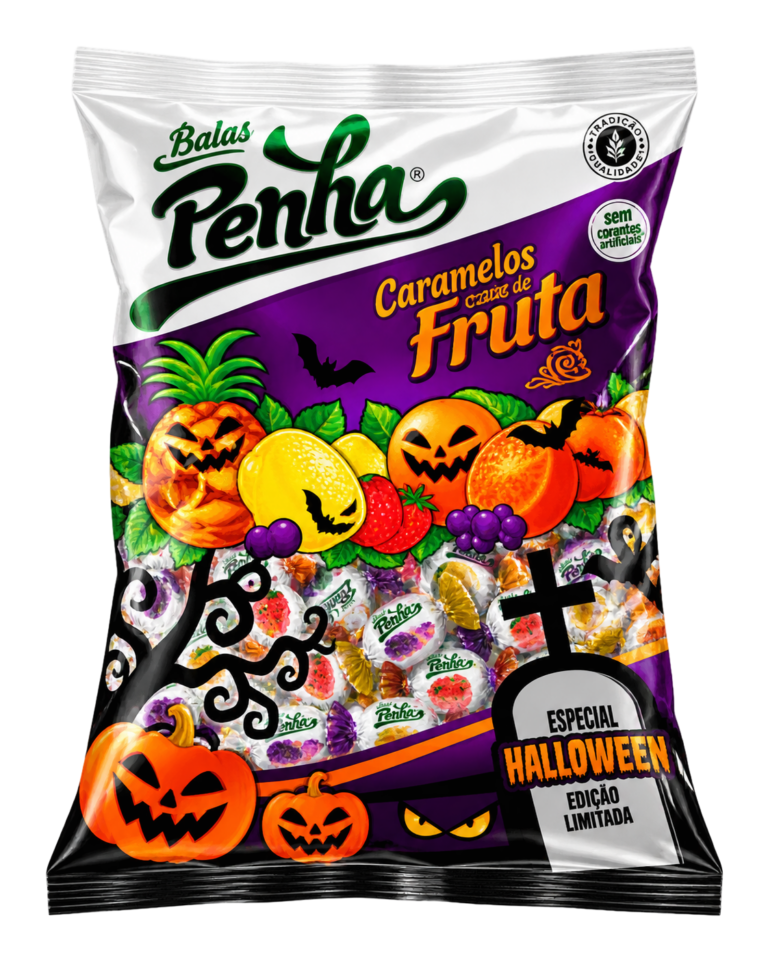 PENHA HALLOWEEN CARAMELOS FRUTA 250G