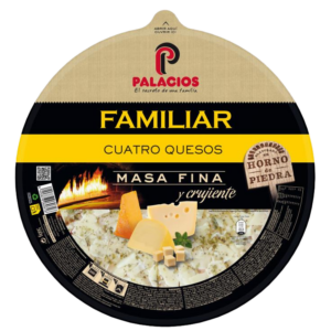 PALACIOS PIZZA FAMILIAR 4 QUEIJOS 560G