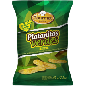 GOURMET LATINO SNACK BANANA VERDE 65G